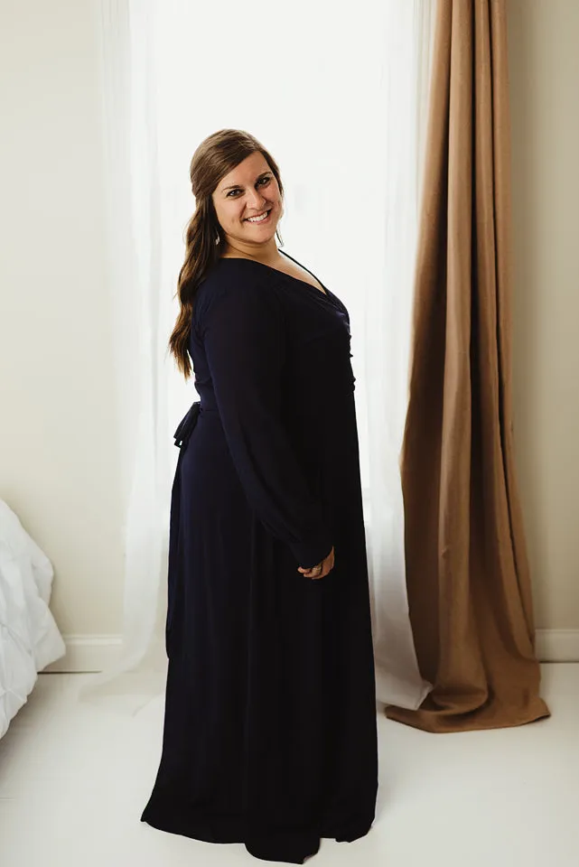 Chiffon Surplice Maxi