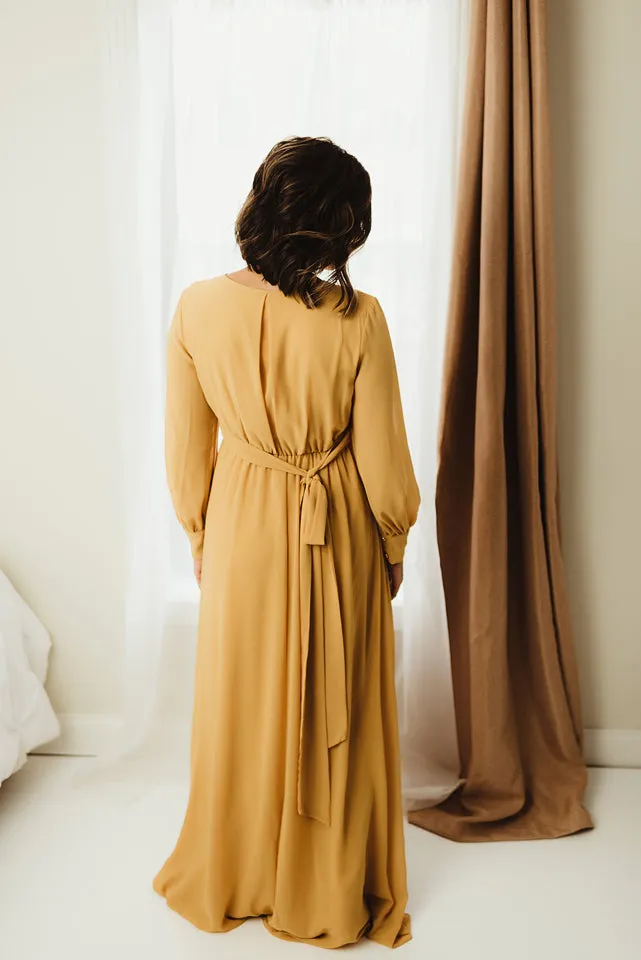 Chiffon Surplice Maxi