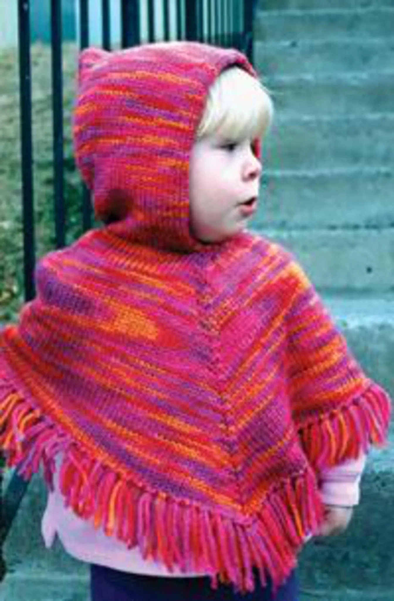 Children's Hooded Poncho