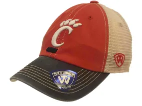 Cincinnati Bearcats TOW Red Black Offroad Adjustable Snapback Mesh Hat Cap