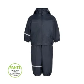 Classic Rain Suit Set - Navy