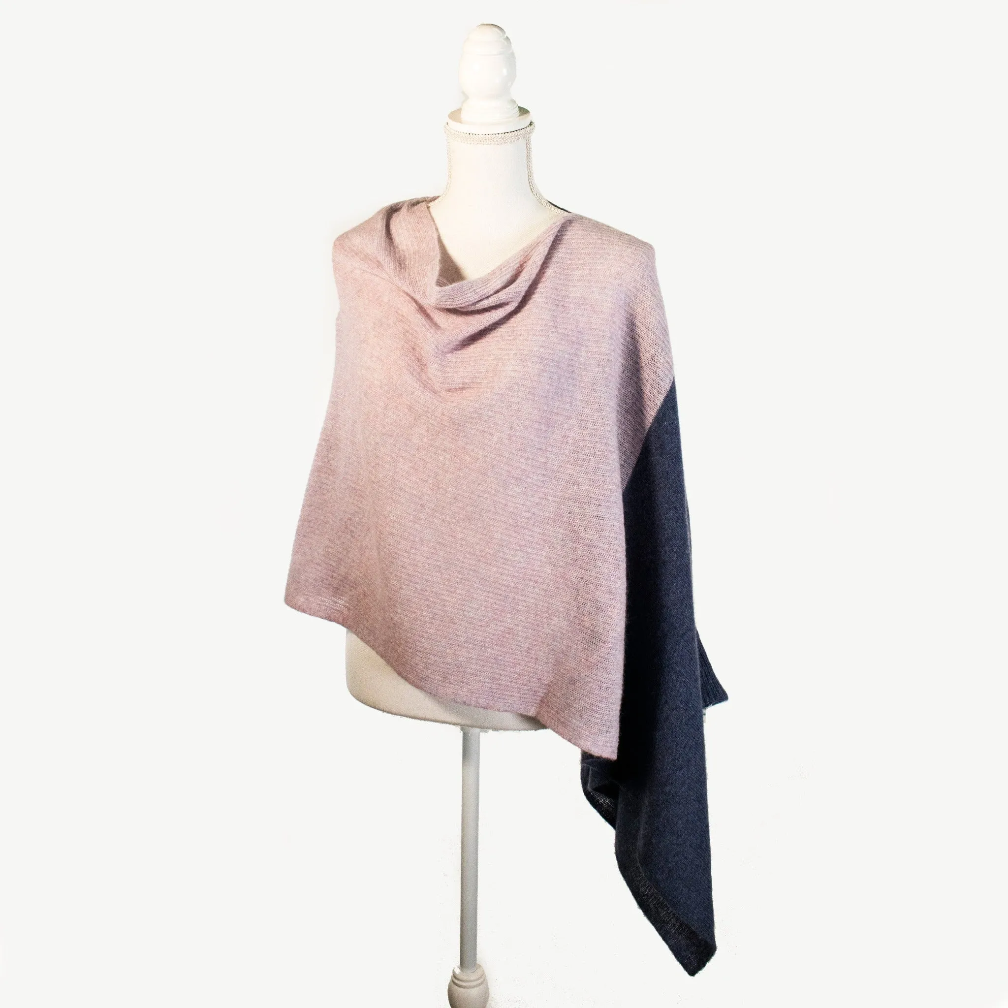 COLORBLOCK PONCHO