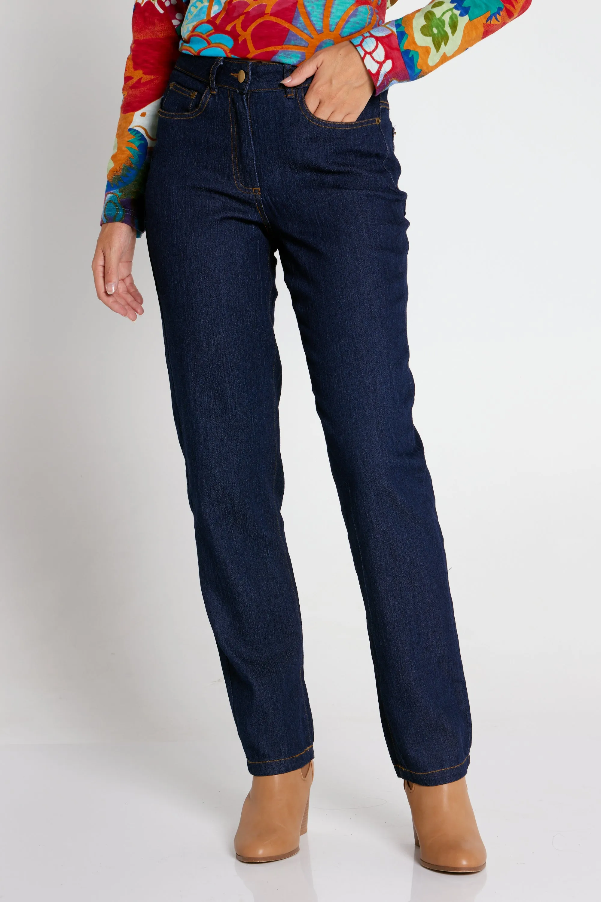 Cordelia St Curve Jeans - Dark Wash