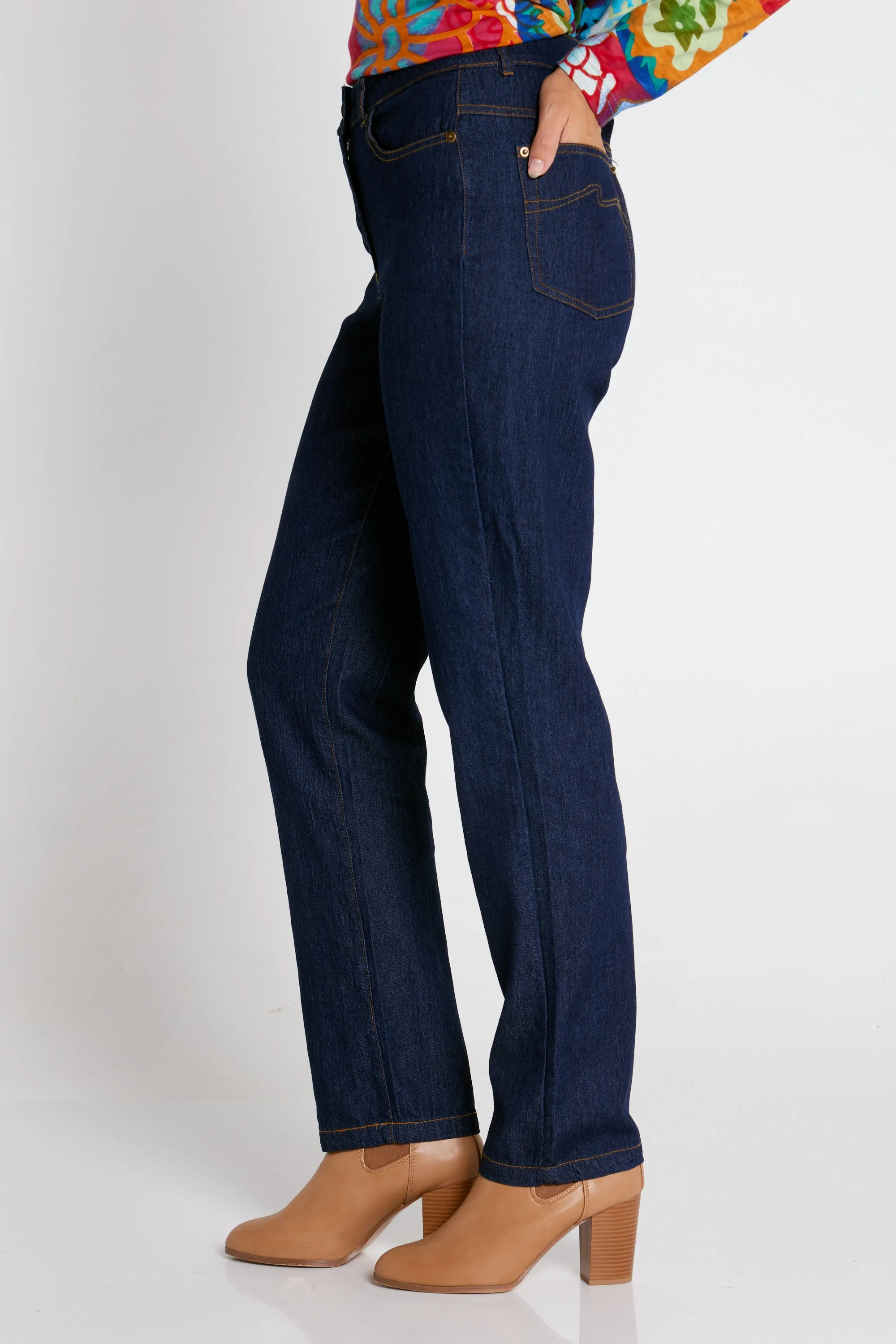 Cordelia St Curve Jeans - Dark Wash