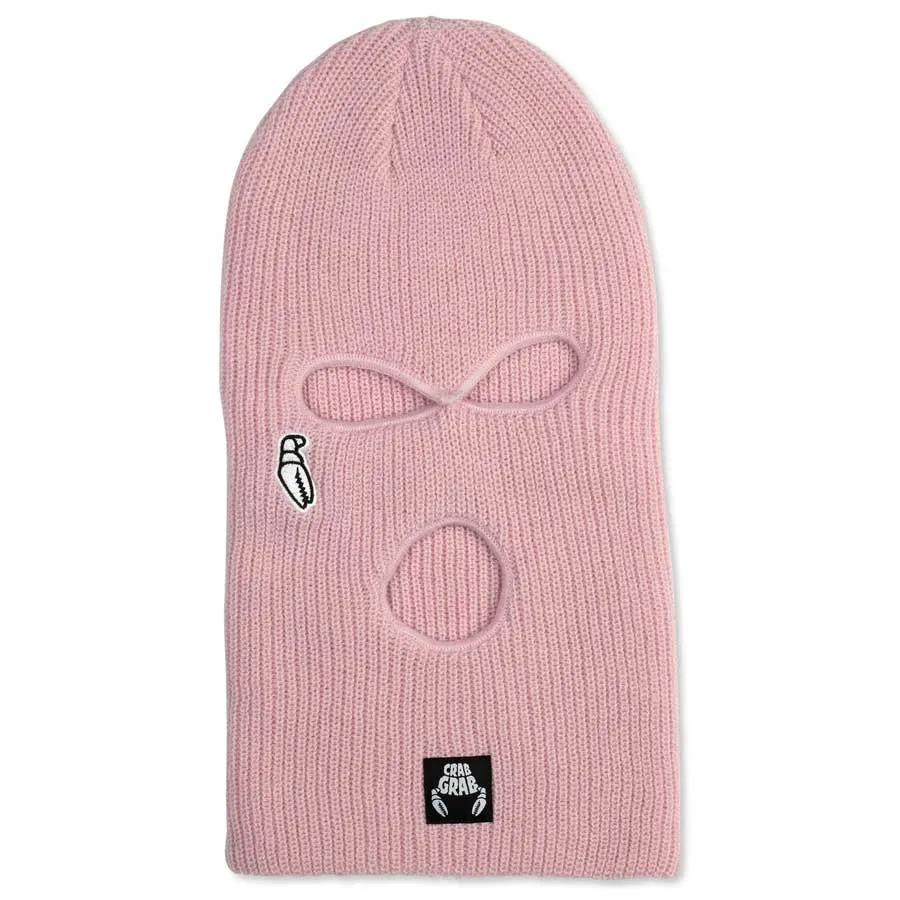 Crab Grab Goon Mask Balaclava - Soft Pink