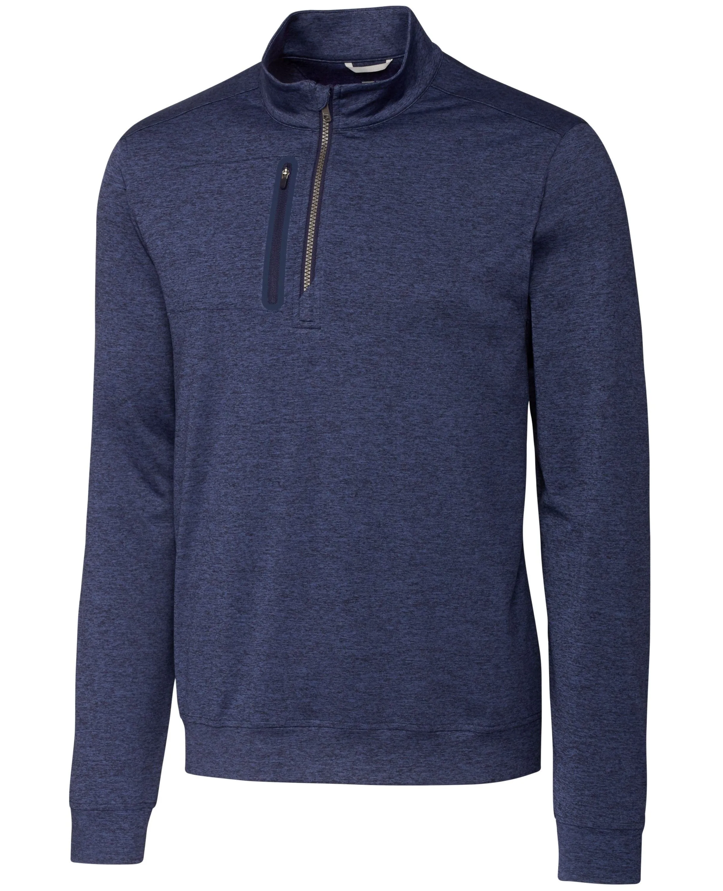 Cutter & Buck - Men's Stealth Heathered Quarter-Zip Pullover