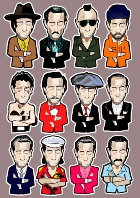 De Niro Film Print.....