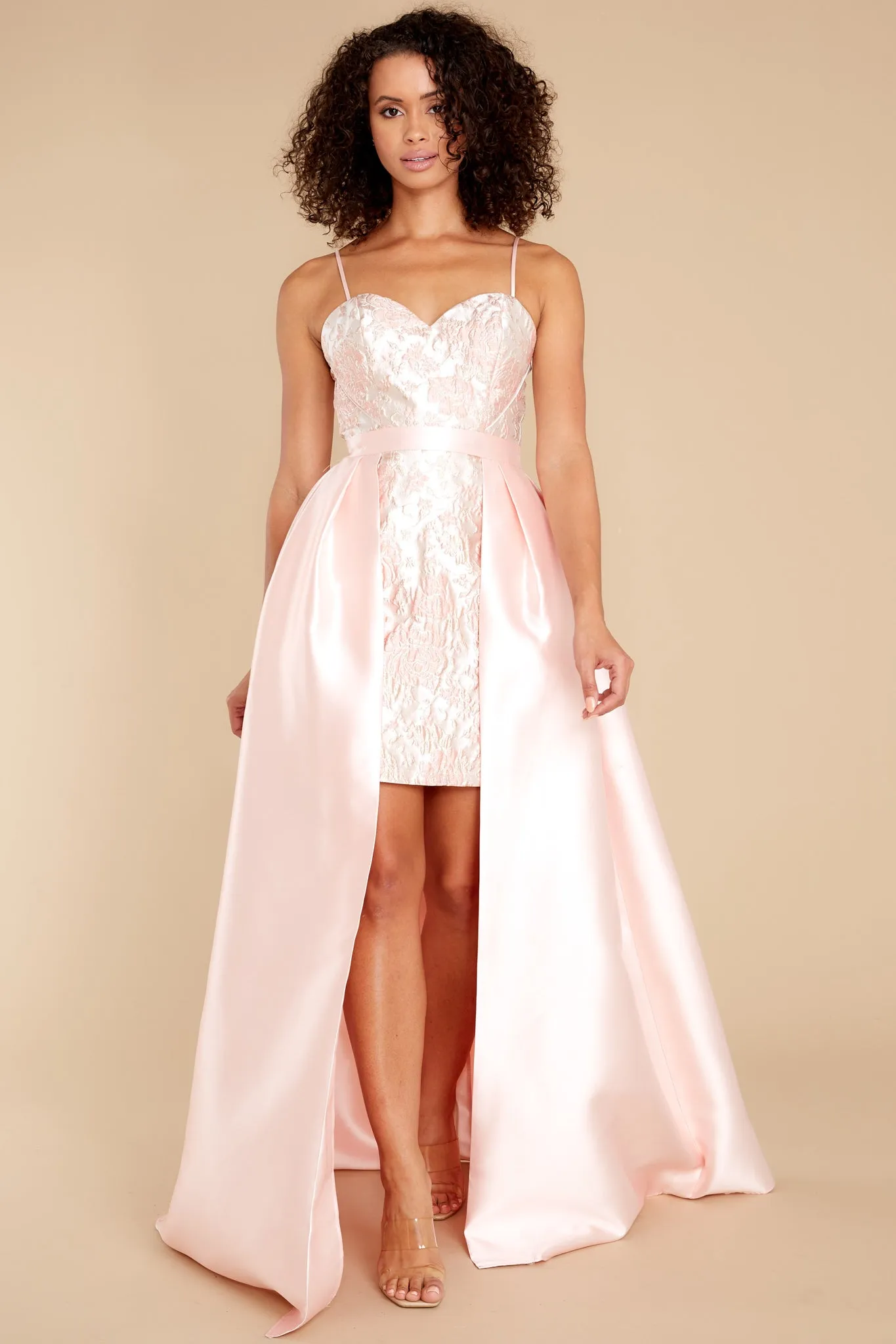 Delicate Dreams Pink Maxi Dress