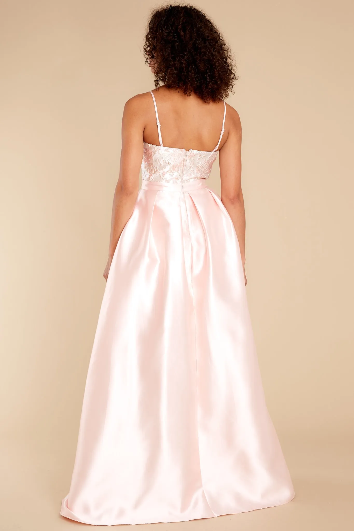 Delicate Dreams Pink Maxi Dress