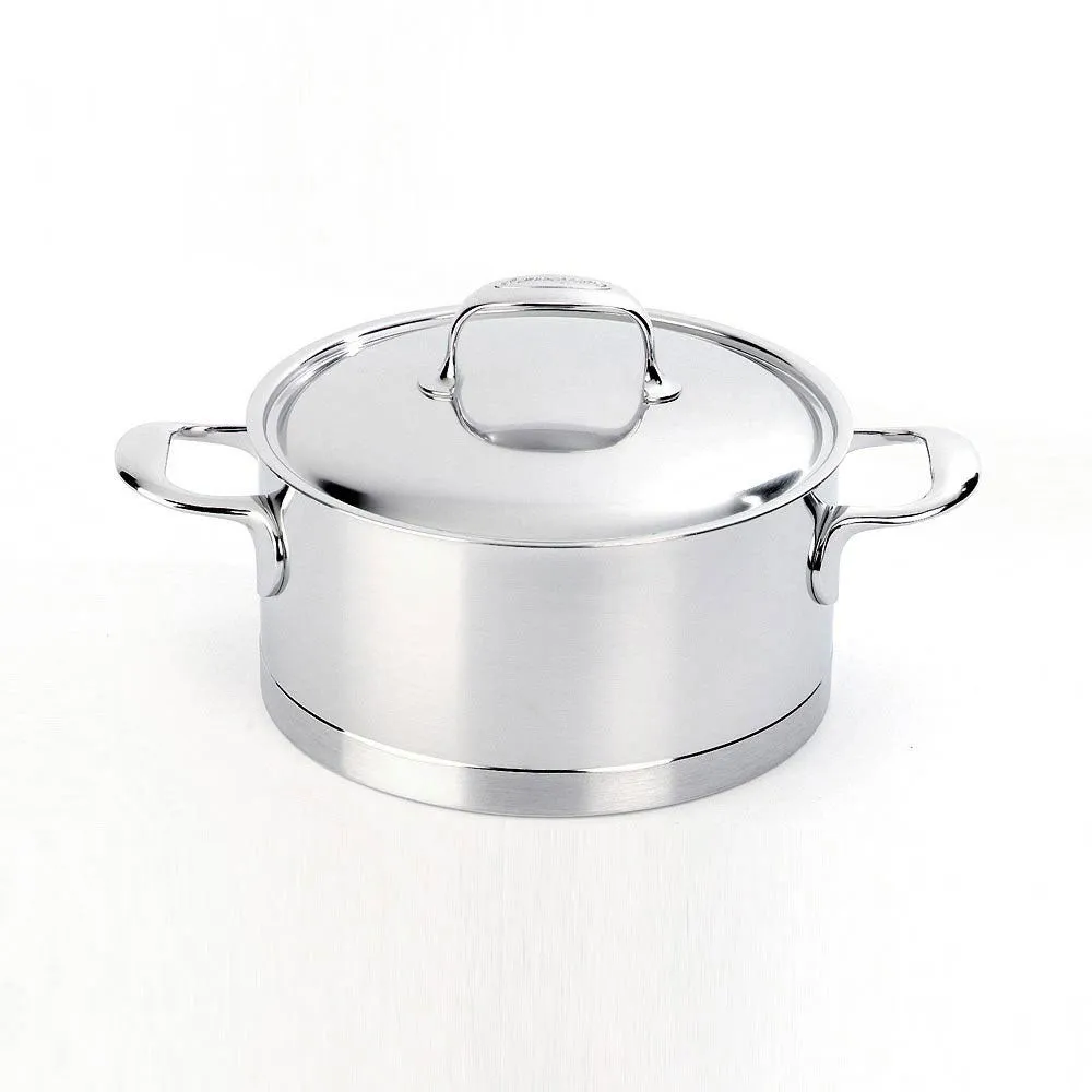 Demeyere SECONDS Atlantis Casserole with Lid 24cm Stainless Steel