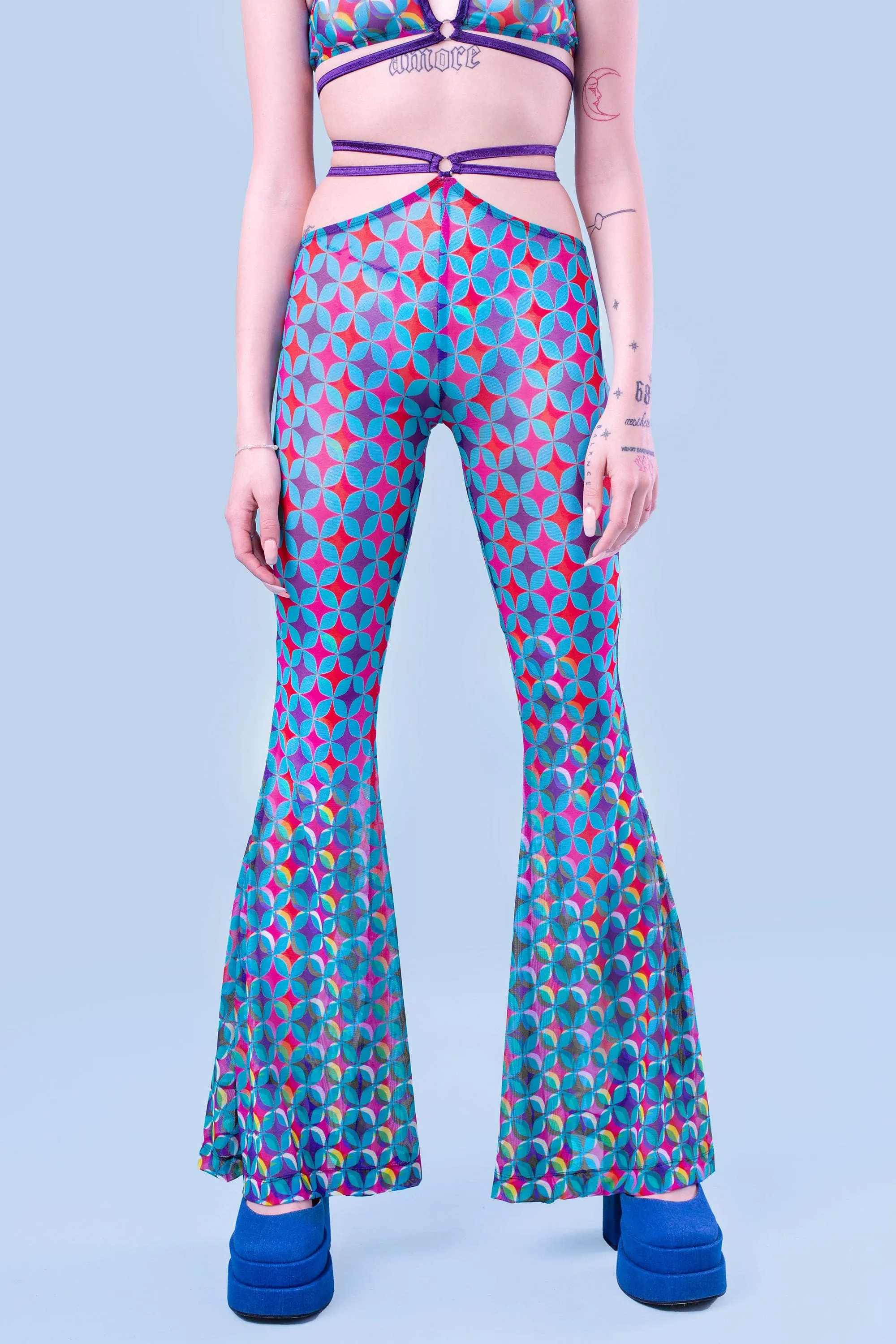 Disco Inferno Bell Bottom Pants