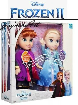 Disney Frozen 2 Singing Sisters Anna & Elsa Exclusive 14-Inch Doll 2-Pack [with Sound]