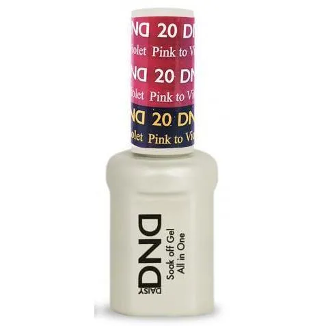 DND - Mood Change Gel - Pink to Violet 0.5 oz - #D20