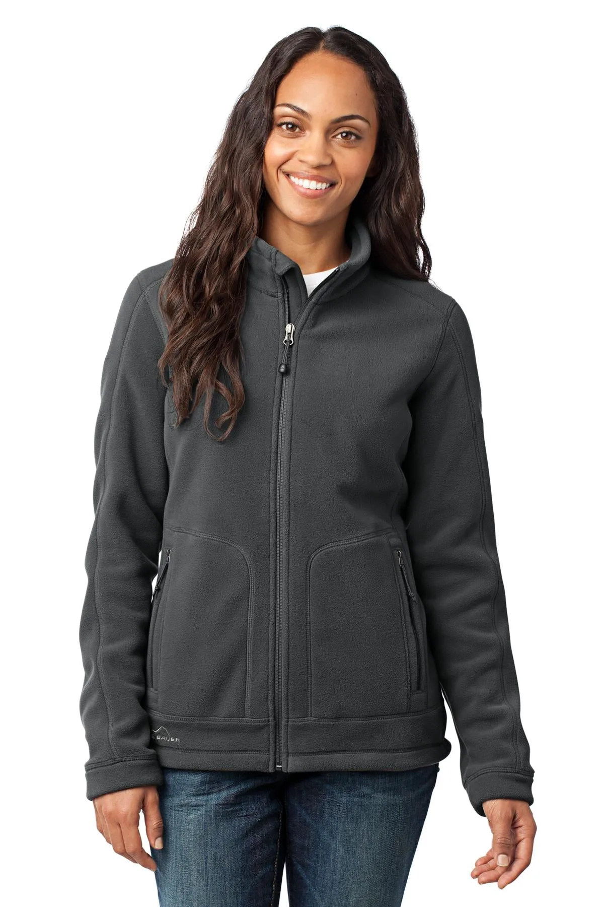 Eddie Bauer Ladies Wind-Resistant Full-Zip Fleece Jacket. EB231