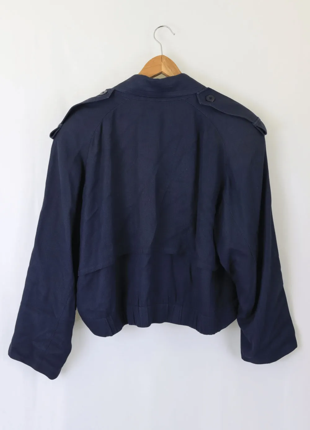 Ellen Tracy Navy Jacket L