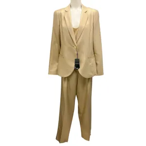 Emporio Armani Gold Metallic 2018 Three-Piece Suit Set