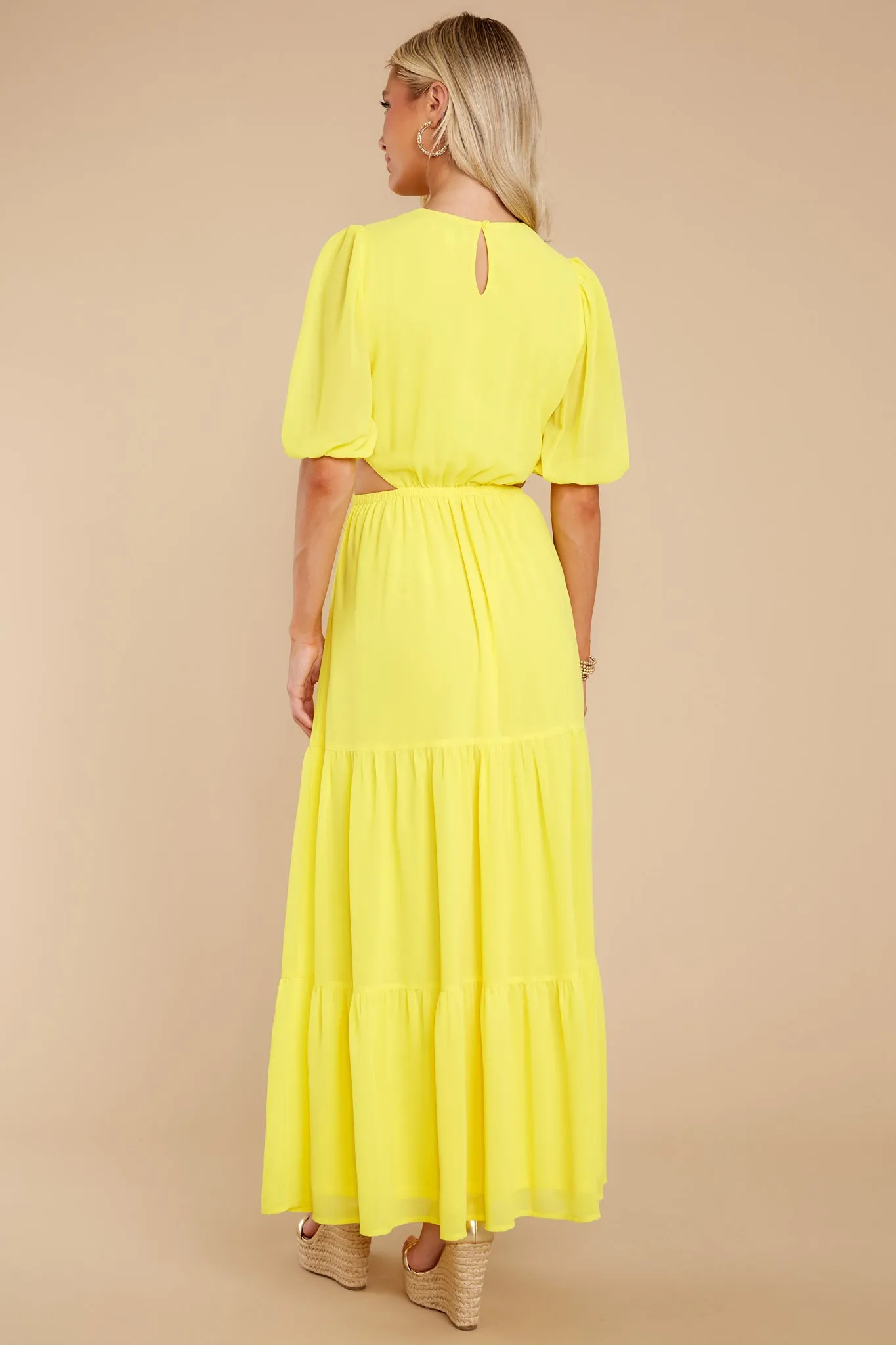 Enjoy The Sunshine Yellow Maxi Dress