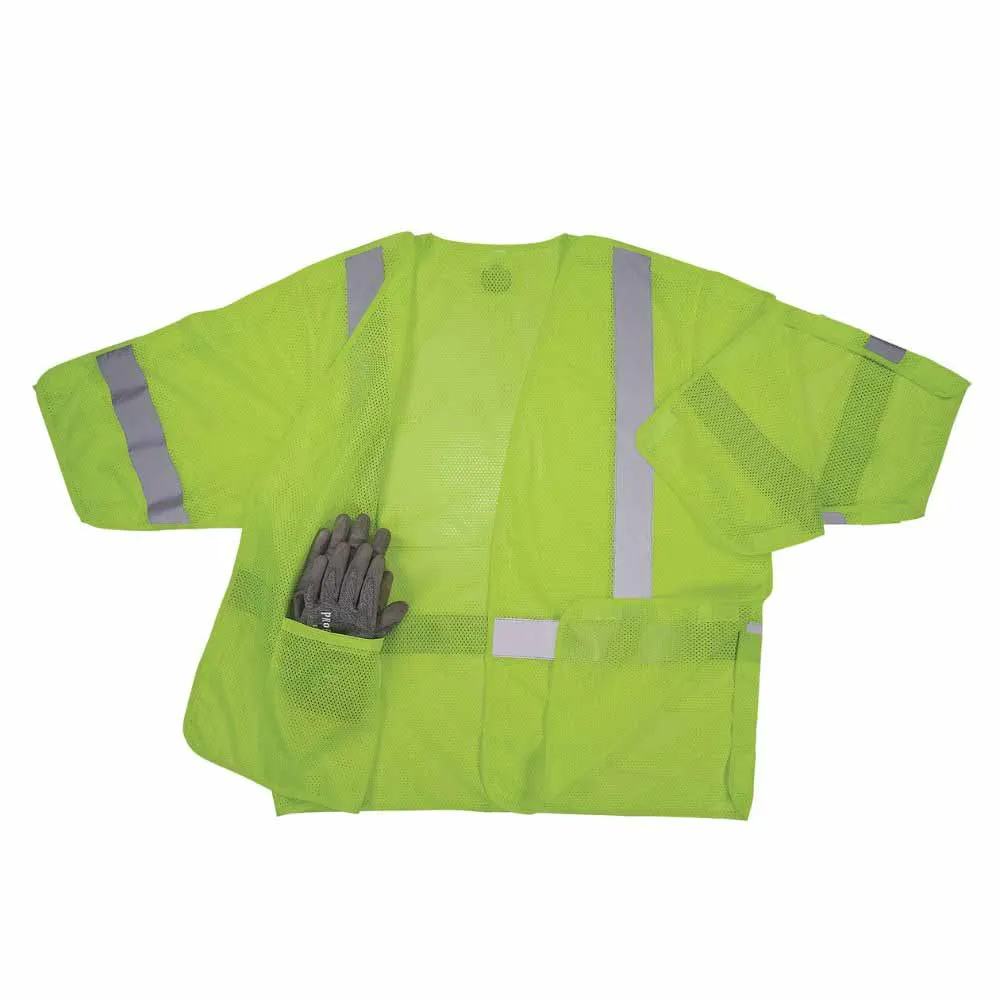 Ergodyne 23059 8315BA 4XL/5XL Lime Hi Vis Breakaway Safety Vest HL