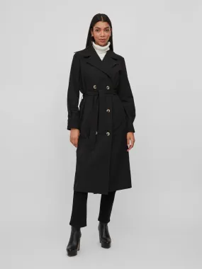 Ersin Long Trench Coat (Black)