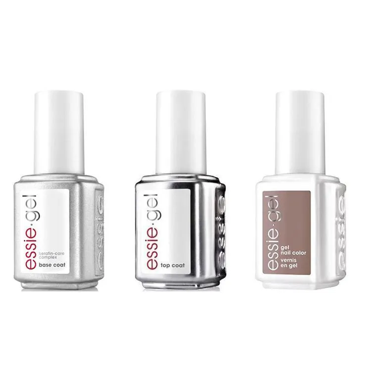 Essie Combo - Gel, Base & Top - Mink Muffs 698G