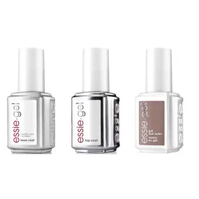 Essie Combo - Gel, Base & Top - Mink Muffs 698G