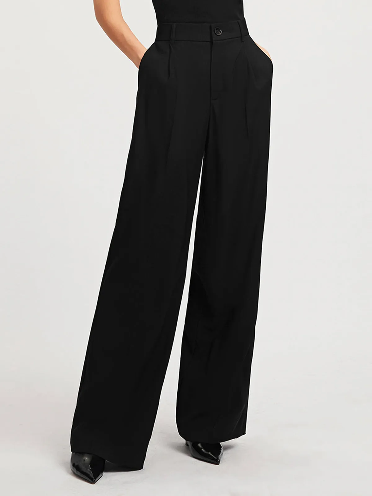 Everyday Wide Leg High Waist Pants