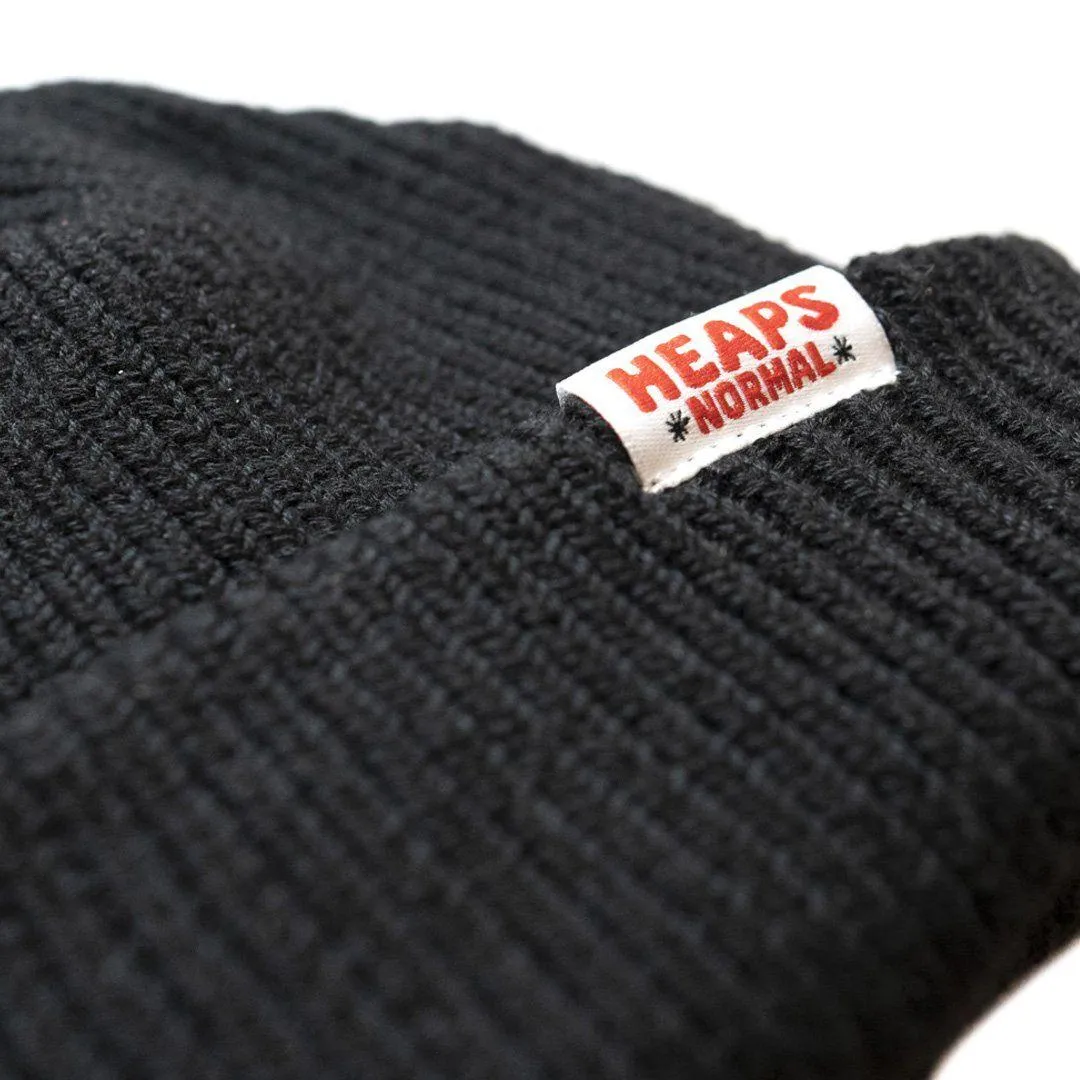 Fisherman's Beanie | Black (Recycled)