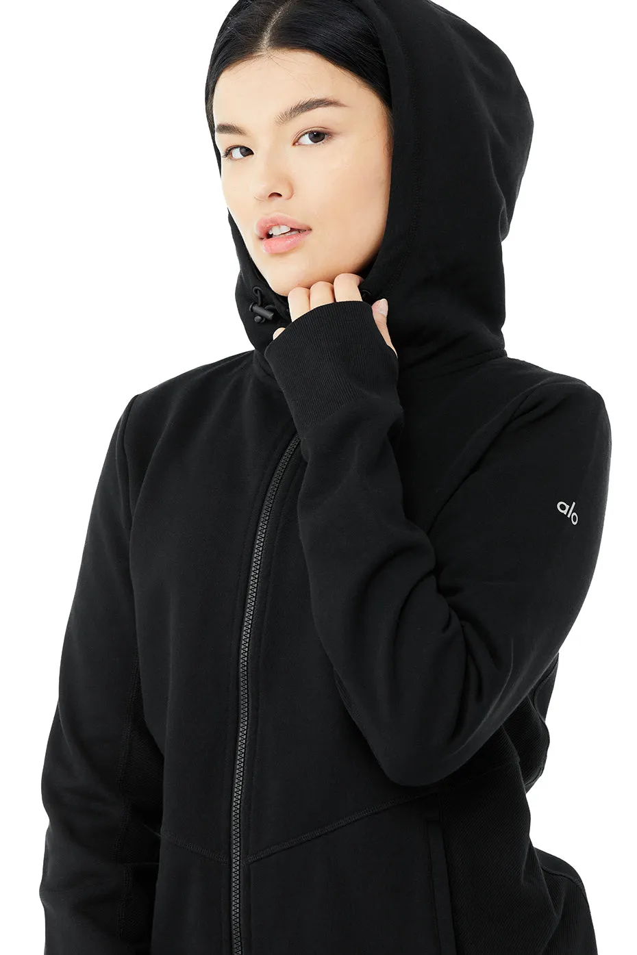 Foundation Zip Hoodie - Black