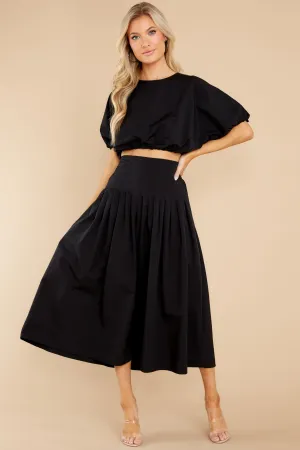 Freedom Calls Black Two Piece Set