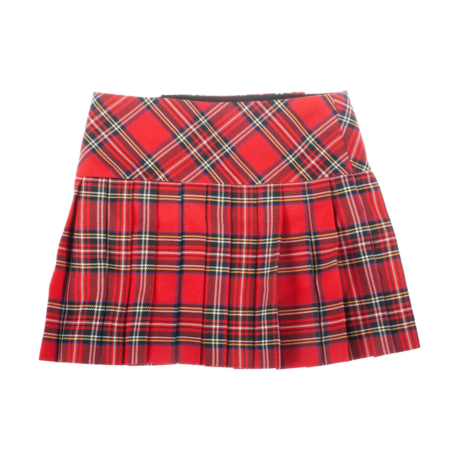 Girls Tartan Billie Kilt Stewart Royal