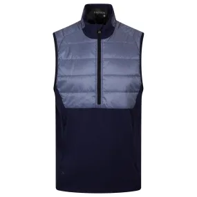 Gratiot Hybrid Quarter Zip Vest Maltese Blue - 2024