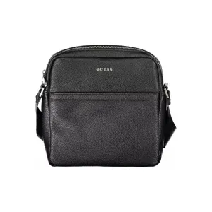 Guess Jeans Black Polyethylene Men Shoulder Bag