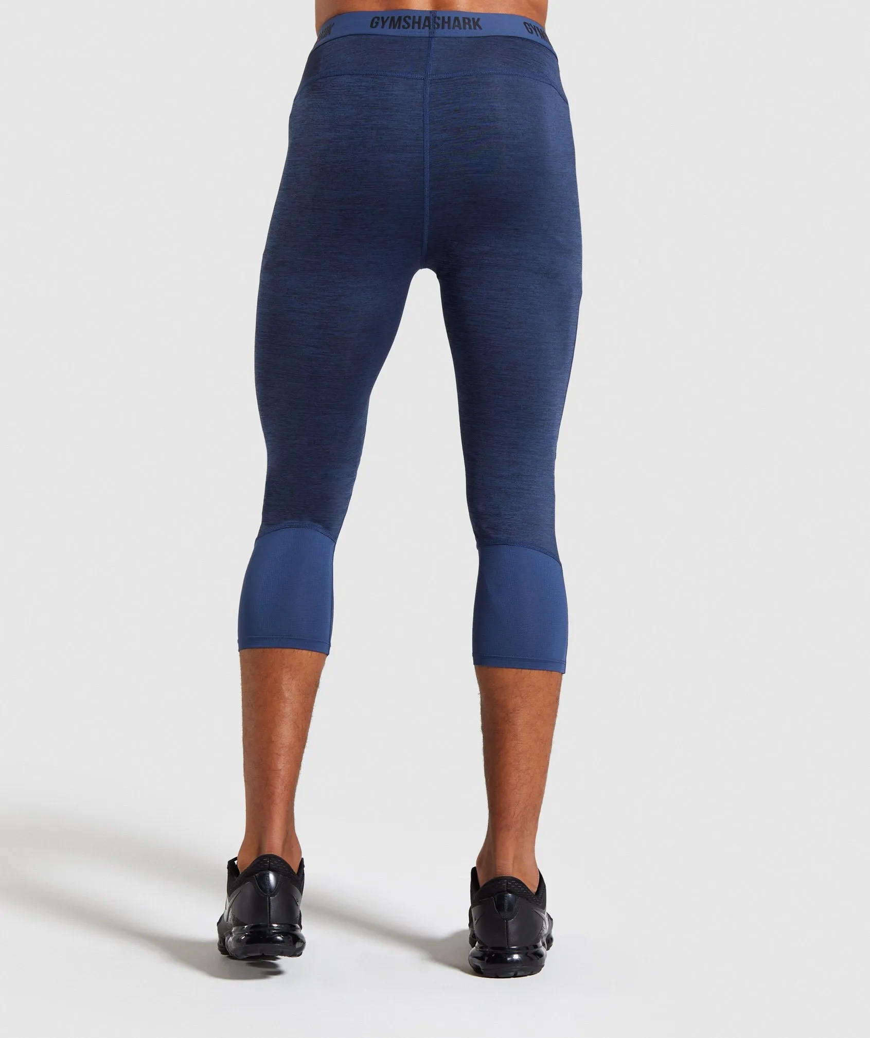 Gymshark Element  Baselayer 3/4 Leggings - Dark Blue Marl