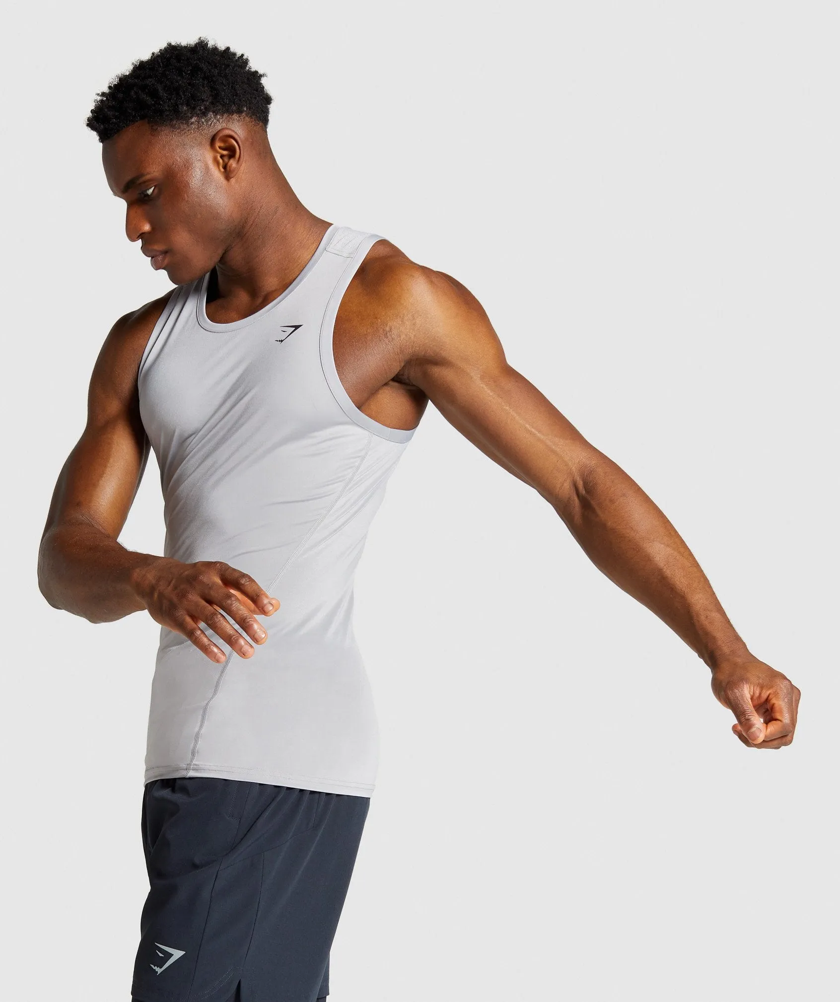 Gymshark Element Baselayer Tank - Light Grey