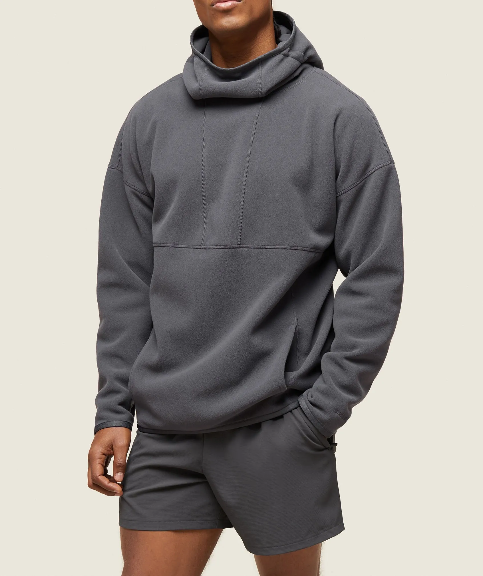 Gymshark everywear Hooded Fleece - Onyx Grey