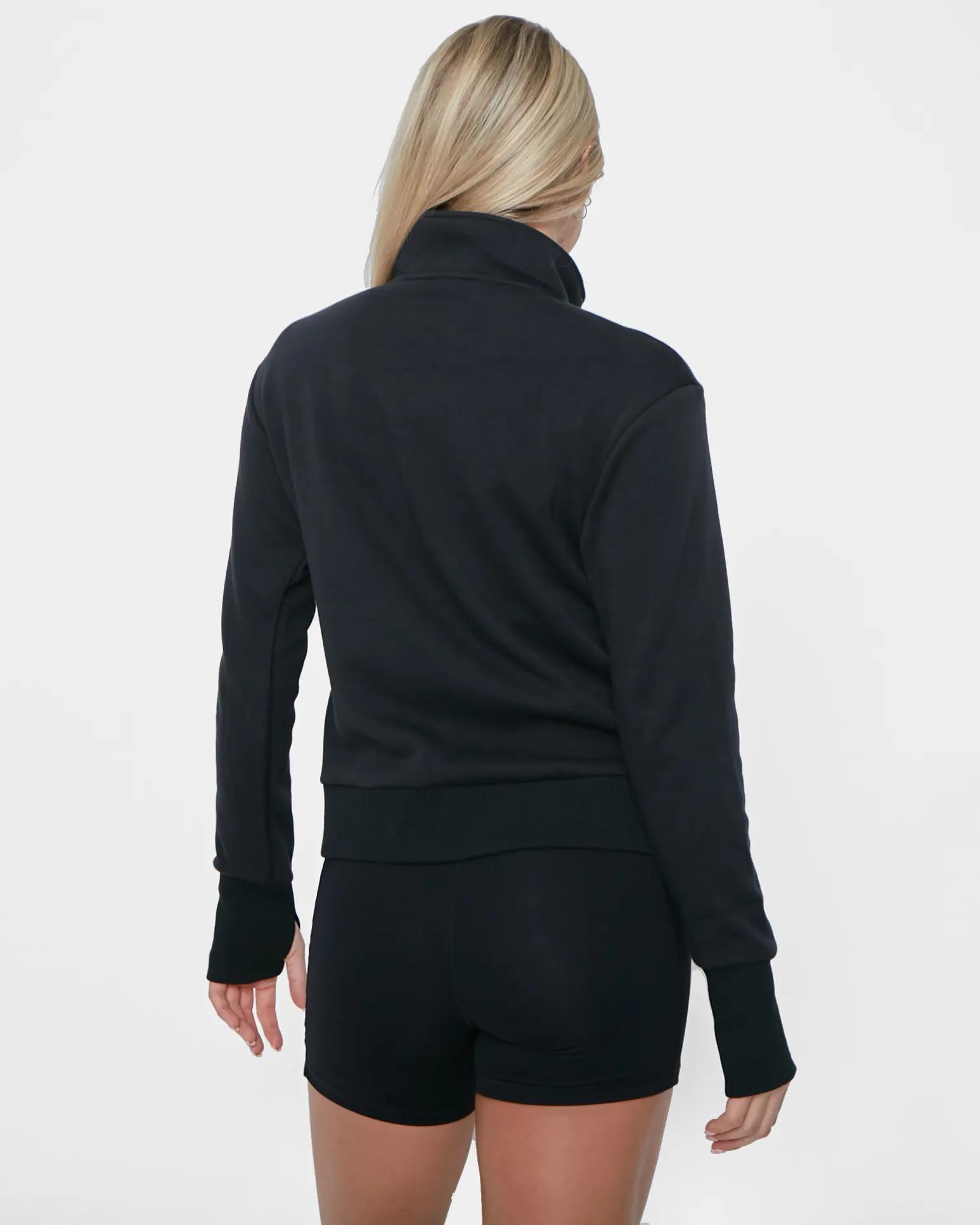 Hailey Classic Half Zip - Black