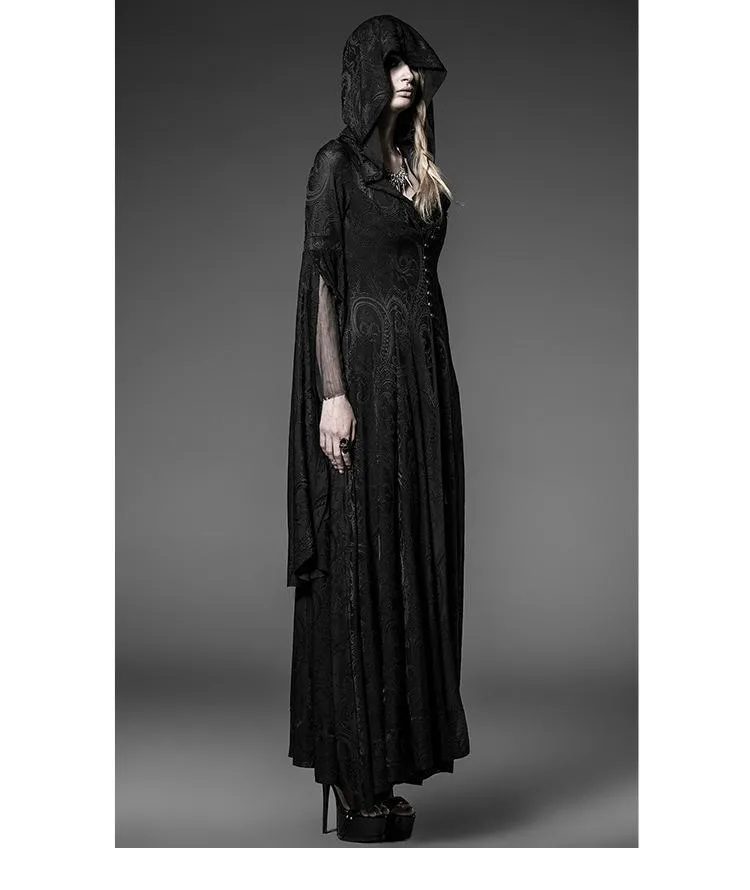 Halloween costume goth knit dress slim fit