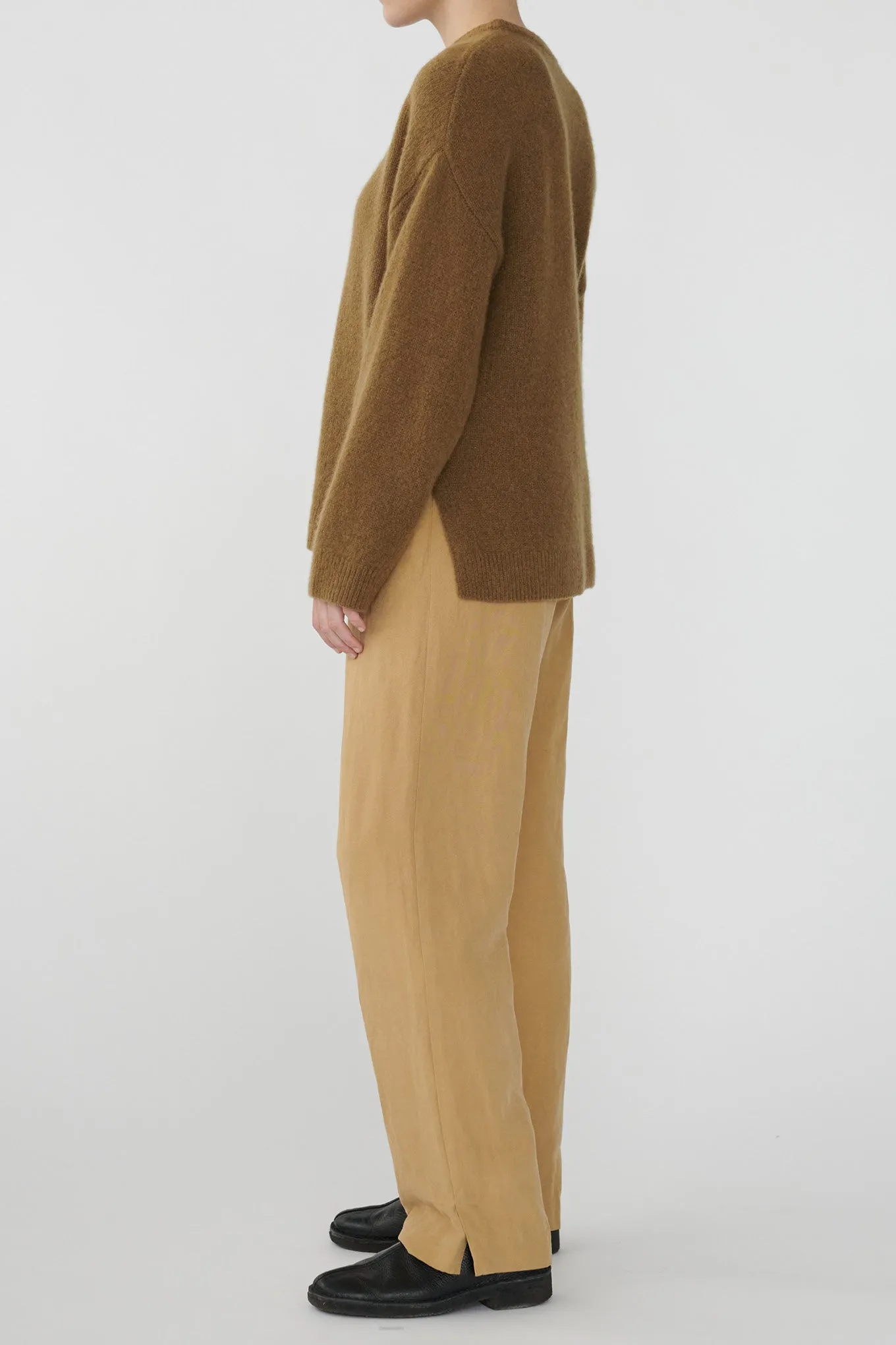 HARRY PANTS - DESERT SAND - SILK/LINEN