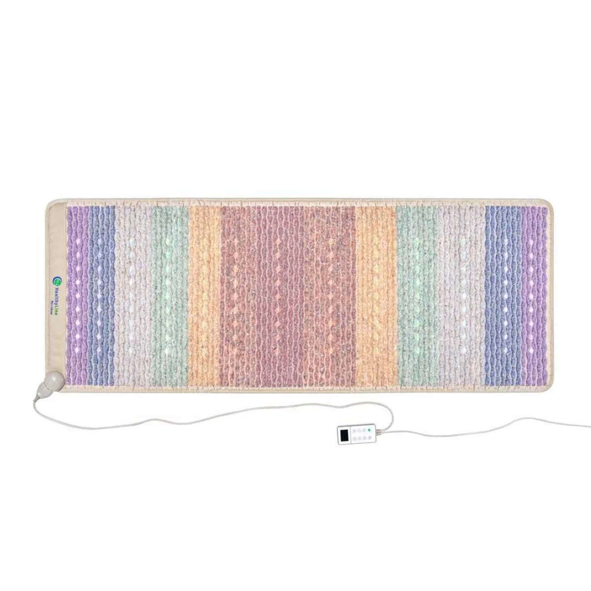 HealthyLine Rainbow Chakra Mat Large 7428 Firm - Photon PEMF Inframat Pro Third Edition