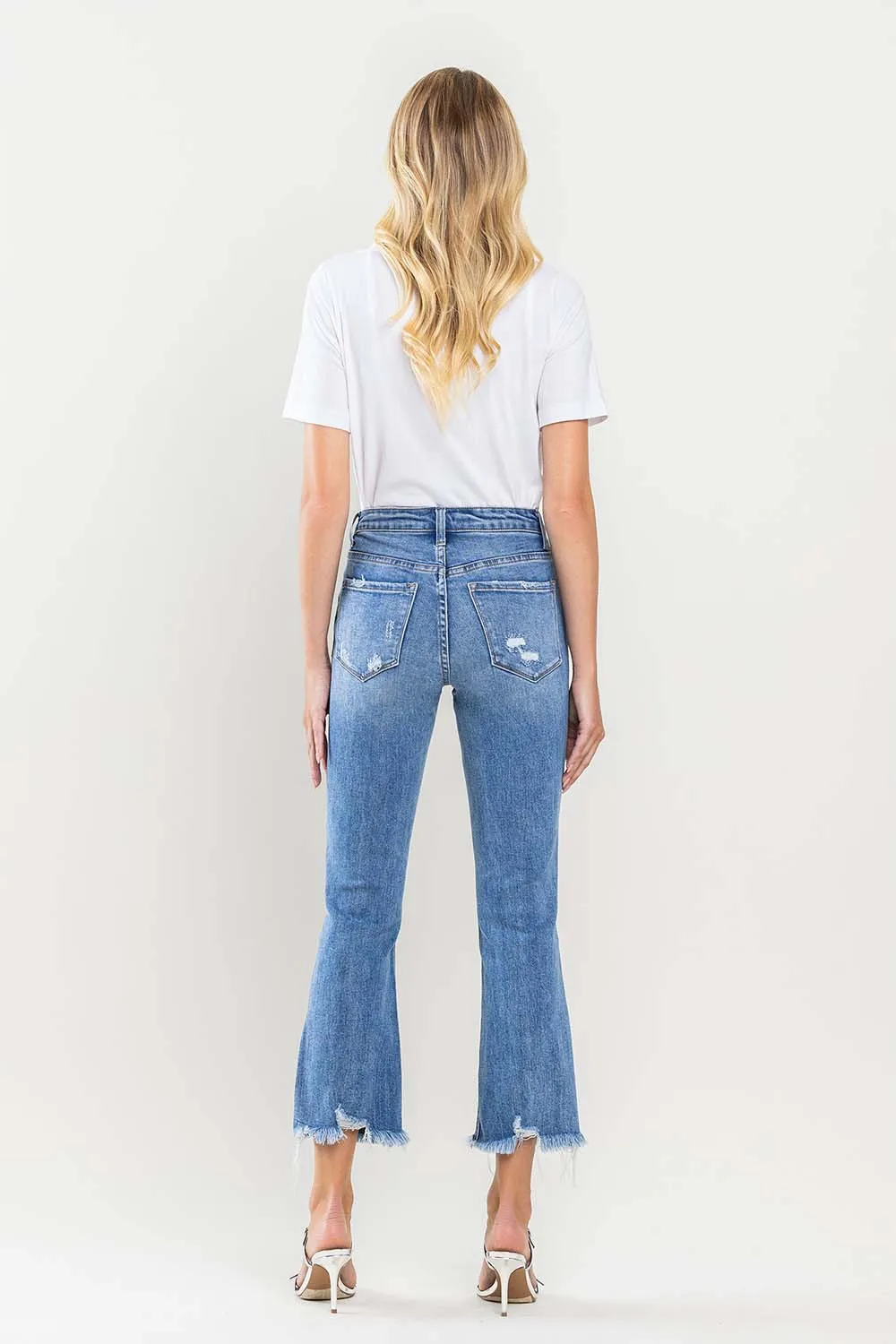 High Rise Kick Flare Jean