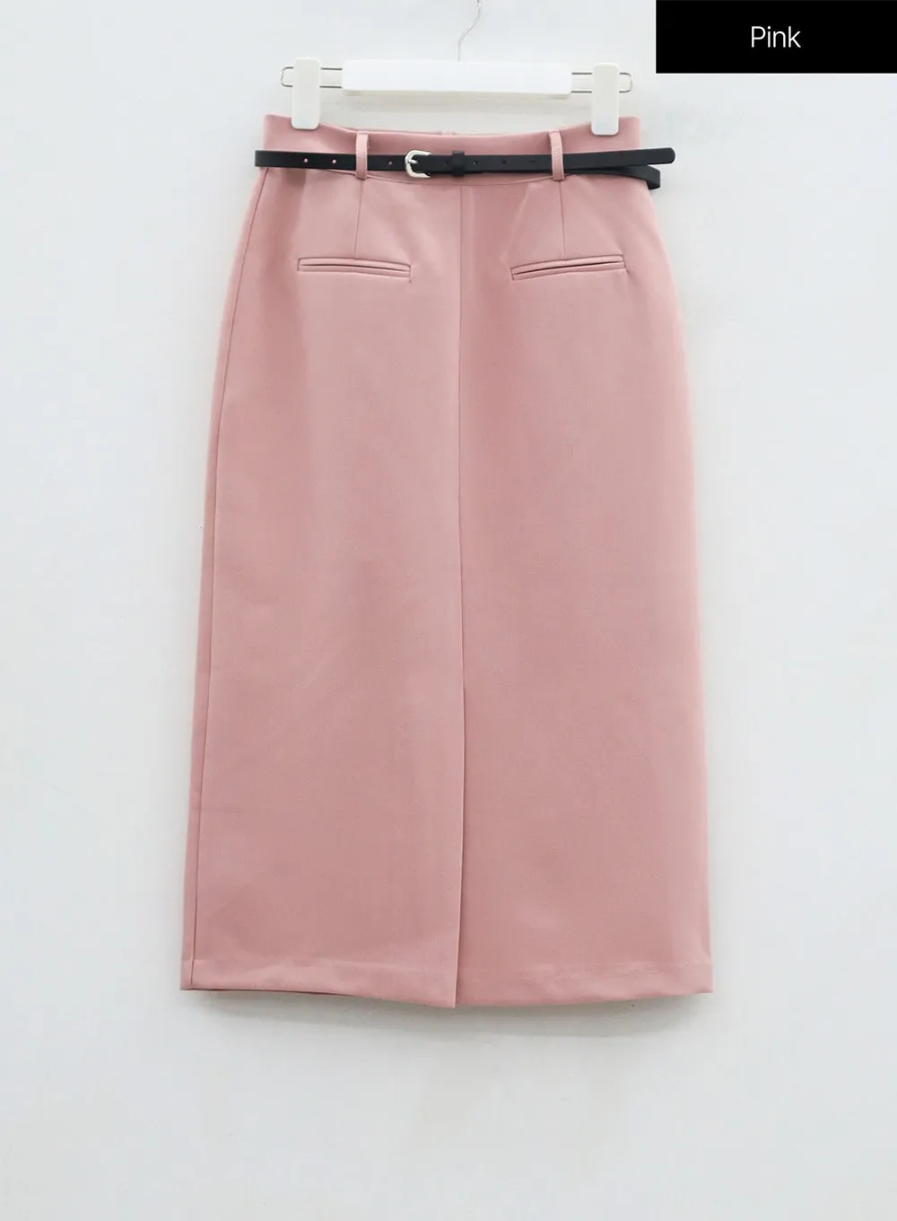 High Waist Front Slit Maxi Skirt OJ320