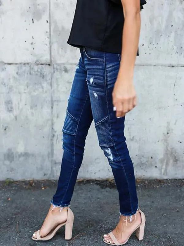 High Waist Jeans Pants Bottoms