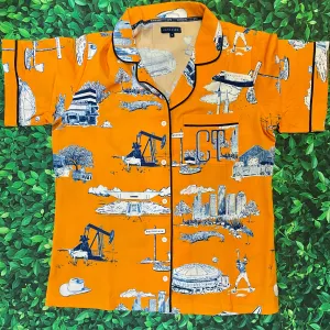 Houston Toile Pajama Set - Short Sleeve/Pants