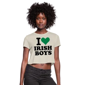 I Love Irish Boys Women's Cropped T-Shirt