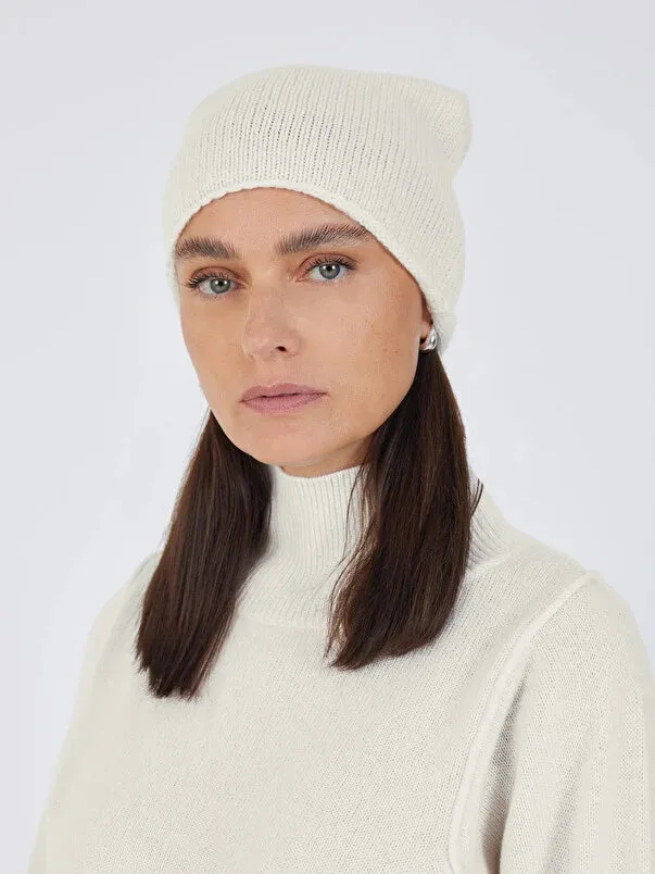 Ines Cashmere Beanie Hat