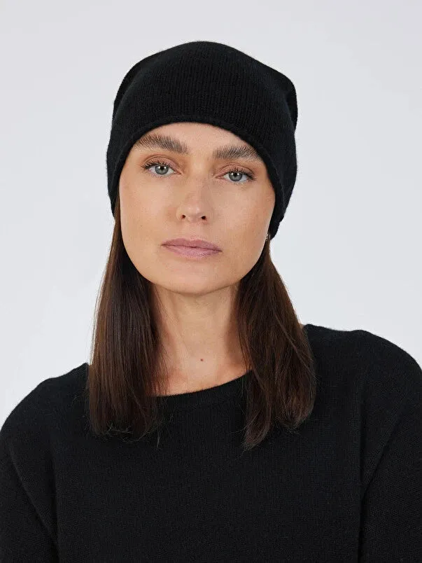 Ines Cashmere Beanie Hat