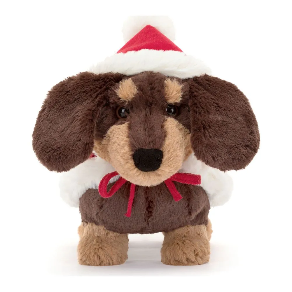 Jellycat Plush Toy - Winter Warmer Otto Sausage Dog