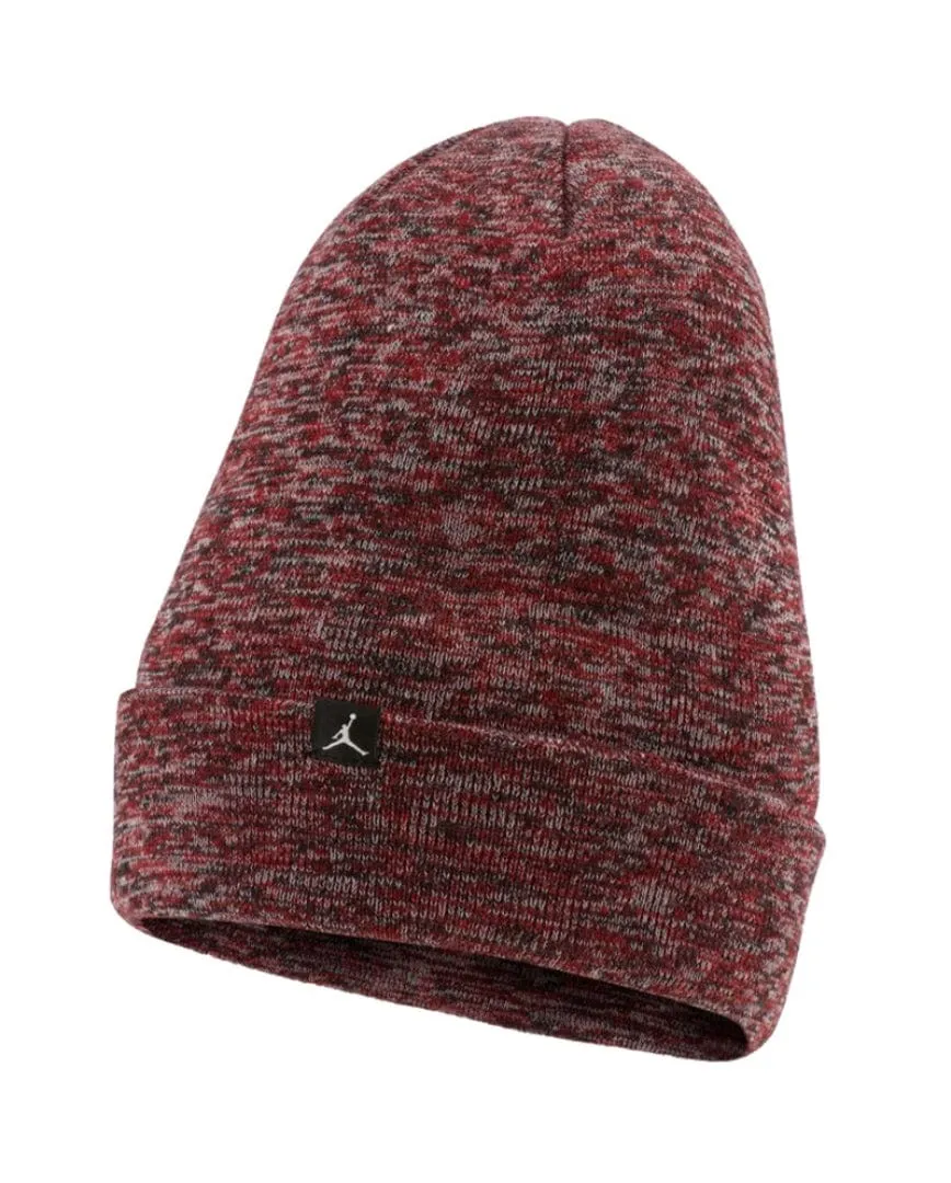 Jordan Cuffed Beanie - Heather Red