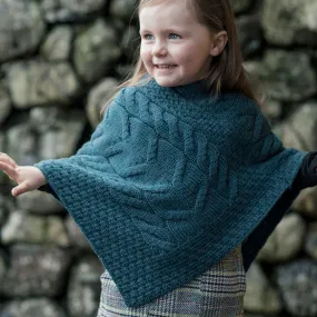 Kids Wool Poncho