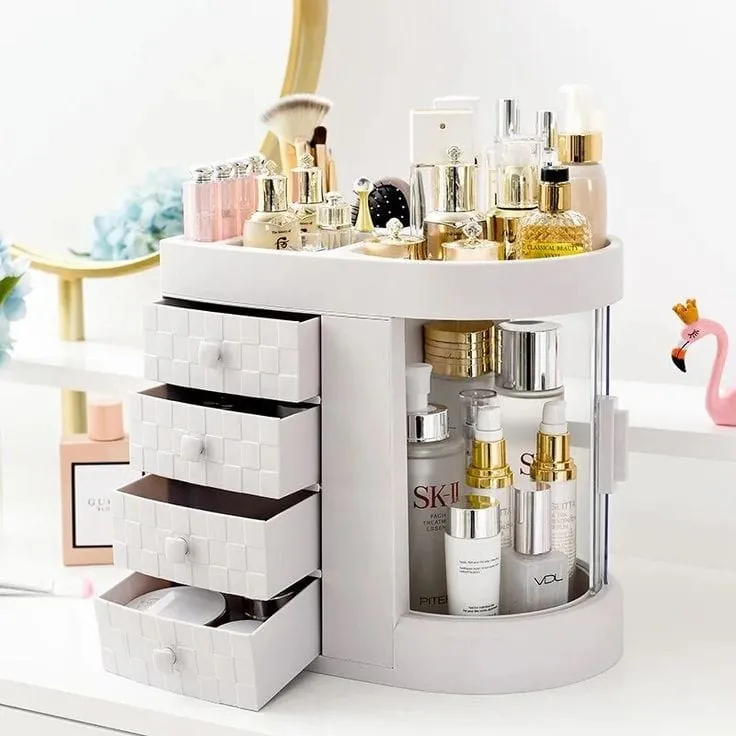 Largest Capacity Cosmetic Organizer With Drawer